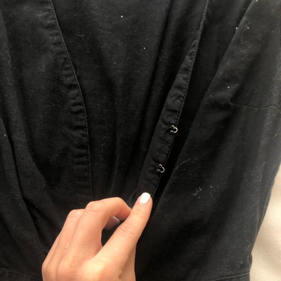 Abercrombie and Fitch Black Romper with tie front - Picture 4 of 4